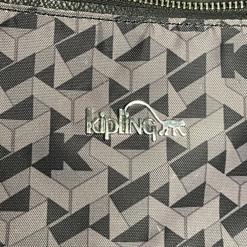 Kipling | Large Geometric Pattern Nylon Tote Bag - image 5